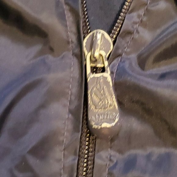 VINTAGE 90's Nautica Spell out Windbreaker/Bomber Jacket zip up Blue Men's L XL - Picture 7 of 10
